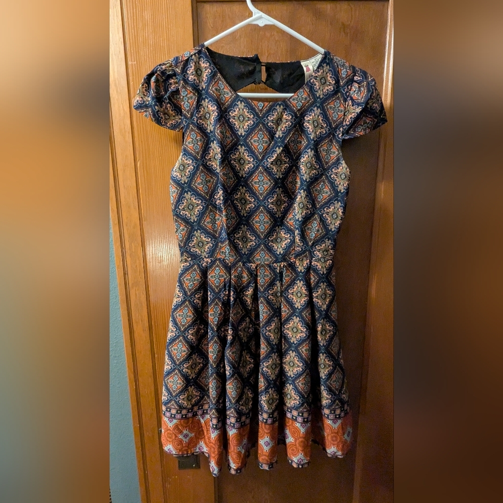 Alice Moon Lightly Worn Multicolor Patterned Dress sz. S